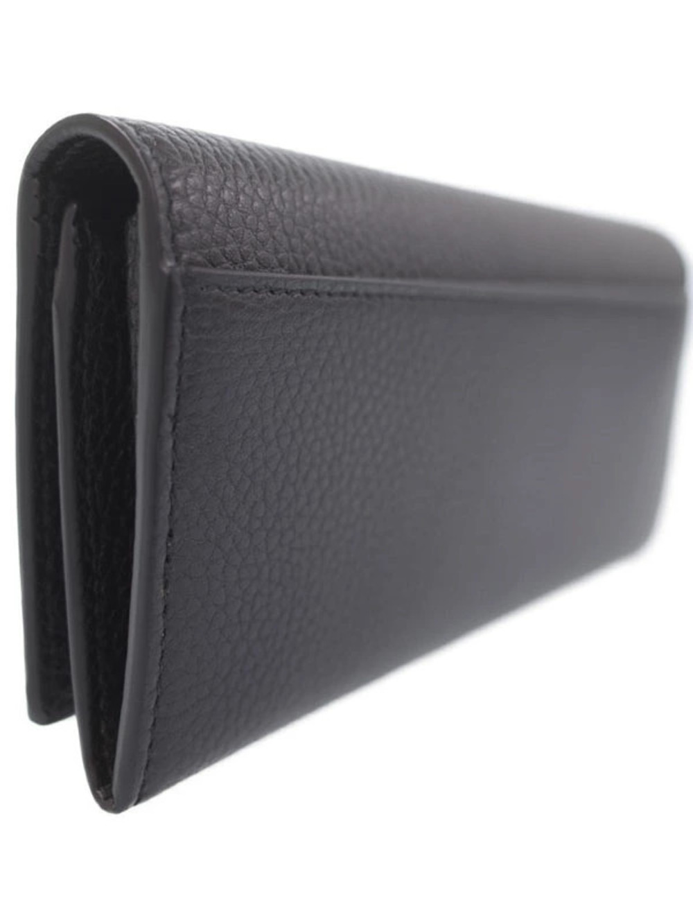 Gucci fold Wallet Long Leather Bi Black
